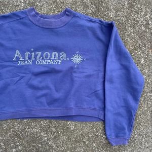Vintage Arizona Jeans Cropped Sweatshirt Women's Medium